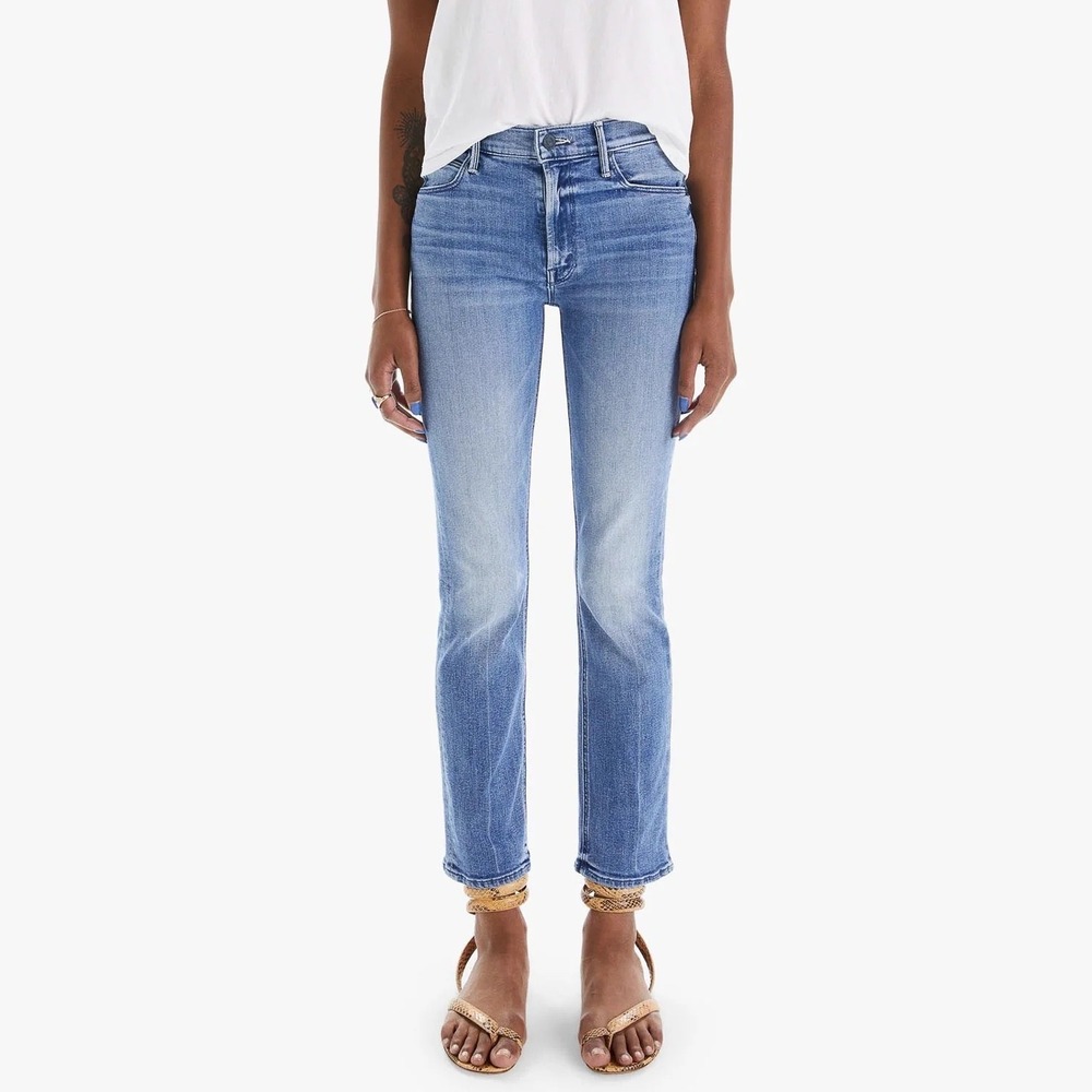 Mother | The Mid Rise Dazzler Ankle Jeans We The Animals Blue Size 27 *Hemmed*